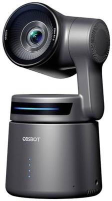 Obsbot Tail Air 4K-webcam 3840 x 2160 Pixel Gebarenbesturing, Snelle autotracking via AI