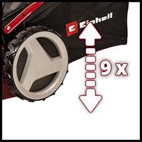 Einhell GC-PM 46 S HW-E Grasmaaier Benzine Instelbare maaihoogte, In hoogte verstelbare greep met klapfunctie Snijbreedte max. 46 cm - thumbnail