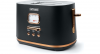 Muse MS-130BC - Broodrooster, 1.000 W, zwart/messing