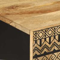 Badkamerkast 38x33,5x58 cm massief mangohout - thumbnail