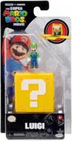 Super Mario Movie Question Block Mini Figure - Luigi - thumbnail