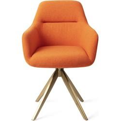 Jesper Home Kinko eetkamerstoel Tangerine turn gold
