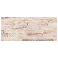 VidaXL Wandpanelen 14 st 3d 100x25 cm eps rood en wit - thumbnail