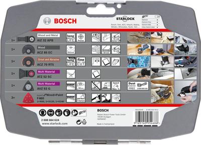 Bosch Professional Multitool zaagbladenset 5-Delige Starlock Best of Cutting Renovatie - 2608664624
