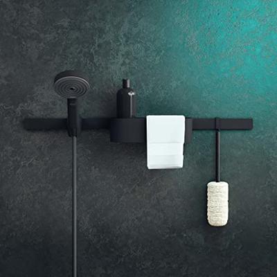 Opbergbakje Diep HansGrohe WallStoris Mat Zwart - thumbnail