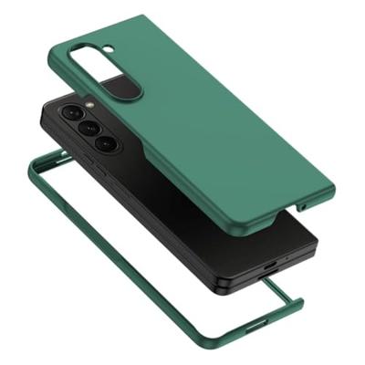 Lunso - Samsung Galaxy Z Fold5 - Backcover hoes - Groen