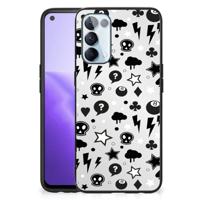 Telefoonhoesje OPPO Reno5 5G | Find X3 Lite Silver Punk - thumbnail