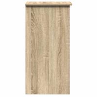 Bureau met schappen 84x40x78 cm bewerkt hout sonoma eikenkleur - thumbnail