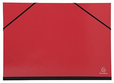 Excacompta tekenmap Iderama 32 x 45 cm, pak van 5 stuks in geassorteerde kleuren
