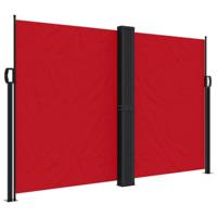 VidaXL Windscherm uittrekbaar 160x1200 cm rood - thumbnail