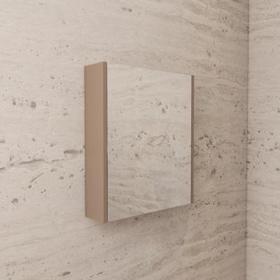 Spiegelkast BWS Riga 60 cm, 1 Deur Latte Spiegelkast BWS Riga 60 cm, 1 Deur Latte