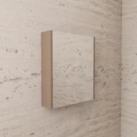 Spiegelkast BWS Riga 60 cm, 1 Deur Latte - thumbnail