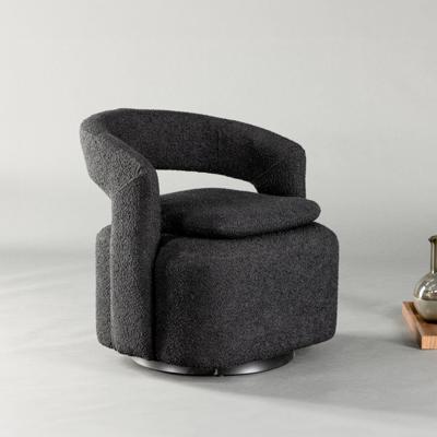 Nohr Fauteuil 'Soledad' Bouclé, kleur Zwart Nohr Fauteuil 'Soledad' Bouclé, kleur Zwart