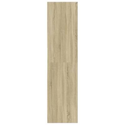 Kledingkast 80x50x200 cm bewerkt hout sonoma eikenkleurig