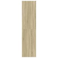 Kledingkast 80x50x200 cm bewerkt hout sonoma eikenkleurig - thumbnail