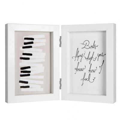 Henzo Piano Photoframe 2x 13X18 Wit