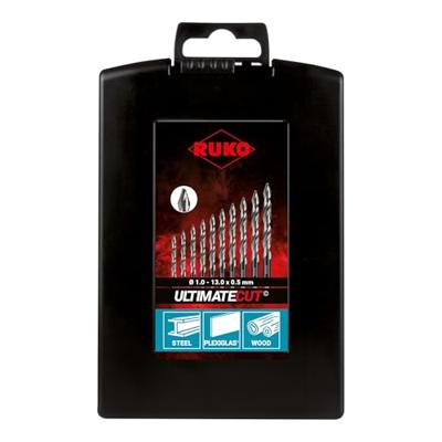 RUKO 259215RO HSS-G Spiraalboorset 25-delig DIN 338 Drievlakkige schacht 1 set(s)