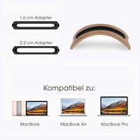 Terratec Holzzwei Binnen Passieve houder Zwart, Hout - thumbnail