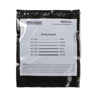 Dunlop DEN0942 Electric Nickel Extra Light 09-42 snarenset - thumbnail