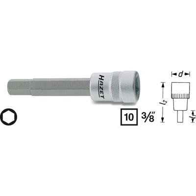 HAZET dopsleutelbit screwdriver insert 6mm 8801-6