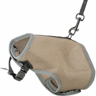 TRIXIE SOFTTUIG KAT MET RIEM TAUPE 24-42X120 CM TRIXIE SOFTTUIG KAT MET RIEM TAUPE 24-42X120 CM
