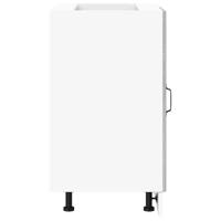 Spoelbakonderkast Lucca bewerkt hout grijs sonoma eiken - thumbnail