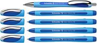 Schneider balpen Slider Memo, extra breed, blauw, 4 stuks + 1 Rave GRATIS - thumbnail