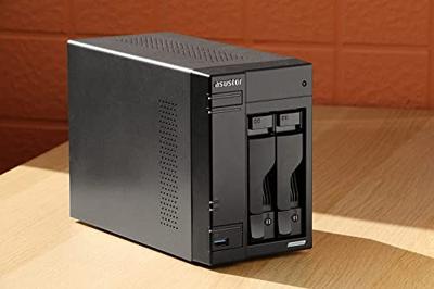 Asustor lockerstor 2 as6702t nas (zwart, 2x lan, hdmi, usb)