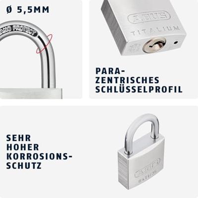 ABUS Hangslot 64Ti/35 - 64TI/35 - 64TI/35 - thumbnail