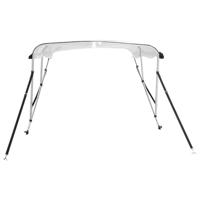 VidaXL Biminitop 4 bogen met zijwanden 243x(185-198)x137 cm - thumbnail