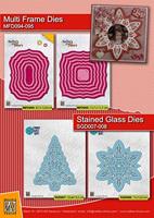 Nellie's Choice • multi frame dies kerstframes 12st. - thumbnail