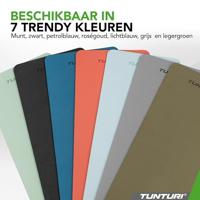 Tunturi Yogamat 8mm | Pilates mat | Fitnessmat | 183 x 61 x 0,8 cm | Incl Draagtas | Anti Slip en Eco | Groen - thumbnail