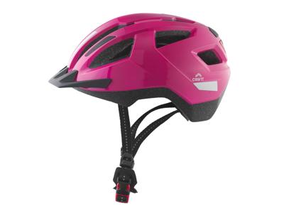 CRIVIT Kinder fietshelm met achterlicht (Roze)