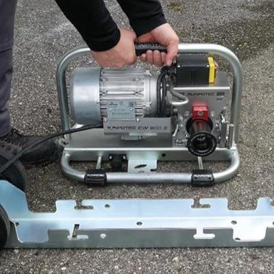 Elektrische treklier voor polyester trektouw CW 800 E inclusief trolley en spanband Runpotec