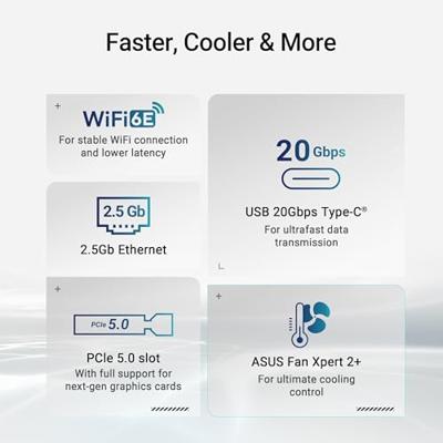 Moederbord - ASUS - PRIME B860M-A WIFI - Intel B860 LGA 1851 (Socket V1) micro ATX