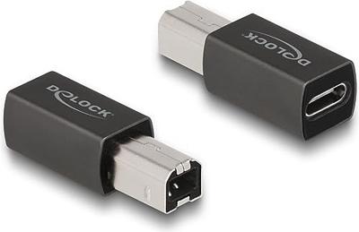 Delock USB 2.0 Adapter [1x USB-B 2.0 stekker - 1x USB-C bus] 65839