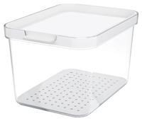 Rotho CAUMA Koelkastorganizer 13.6x18.4x11.3 cm 2.15L Wit/Transparant - thumbnail