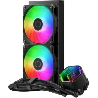 Cooler Master mlw-d24m-a18pa-r1 masterliquid 240 core ii argb, 280mm radiator, 2x 120mm, argb2 gen 2