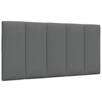 Hoofdbordkussen 100 cm stof donkergrijs - thumbnail