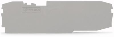 WAGO 2006-8691 Afsluit- en scheidingsplaat Grijs 48 stuk(s)