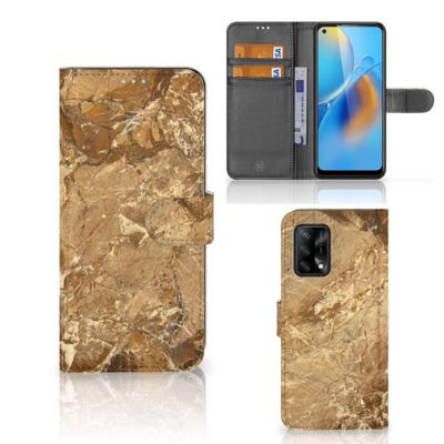 OPPO A74 4G | Bookcase | Marmer Creme