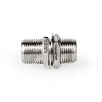 Nedis csgb41940me satelliet- en antenne-adapter f female - f female metaal - thumbnail