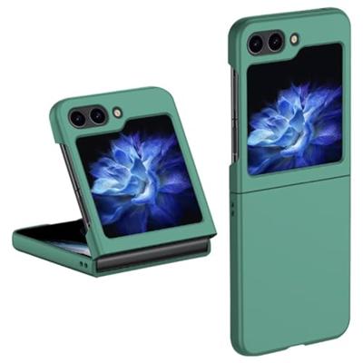 Lunso - Samsung Galaxy Z Flip5 - Backcover hoes - Groen Lunso - Samsung Galaxy Z Flip5 - Backcover hoes - Groen