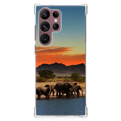 Samsung Galaxy S23 Ultra Case Anti-shock Olifanten Samsung Galaxy S23 Ultra Case Anti-shock Olifanten