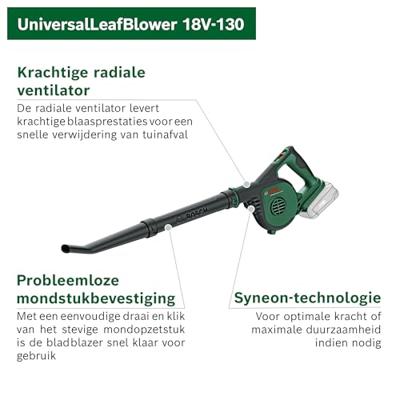 Bosch Universal LeafBlower 18V-130 | 1 x 2,5 Ah accu + lader - 06008A0600 - thumbnail