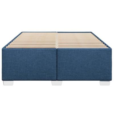 Bedframe zonder matras stof blauw 140x190 cm