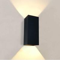 Artdelight Wandlamp Dante XL 2 lichts 24 x 10 cm zwart - thumbnail