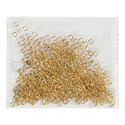 Creativ Company Ringen, dikte 0,7 mm, verguld, 500 stuk/ 1 doos