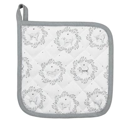 Clayre & Eef Pannenlap hond 20x20cm