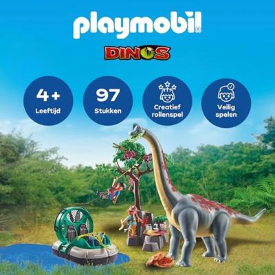 Playmobil® Dino's 71819 Brachiosaurus met hovercraft
